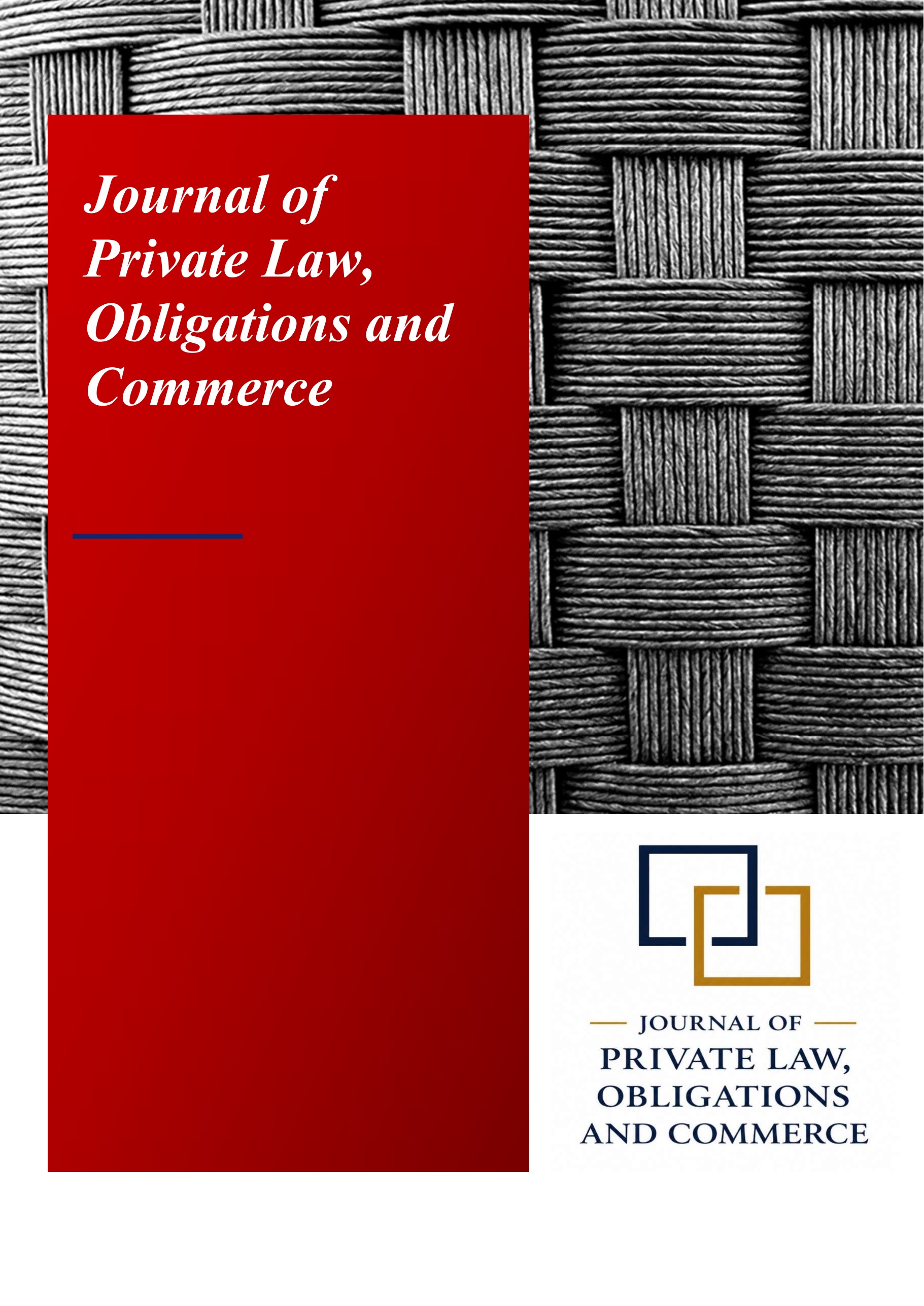 Journal of Private Law Obligations and Commerce
